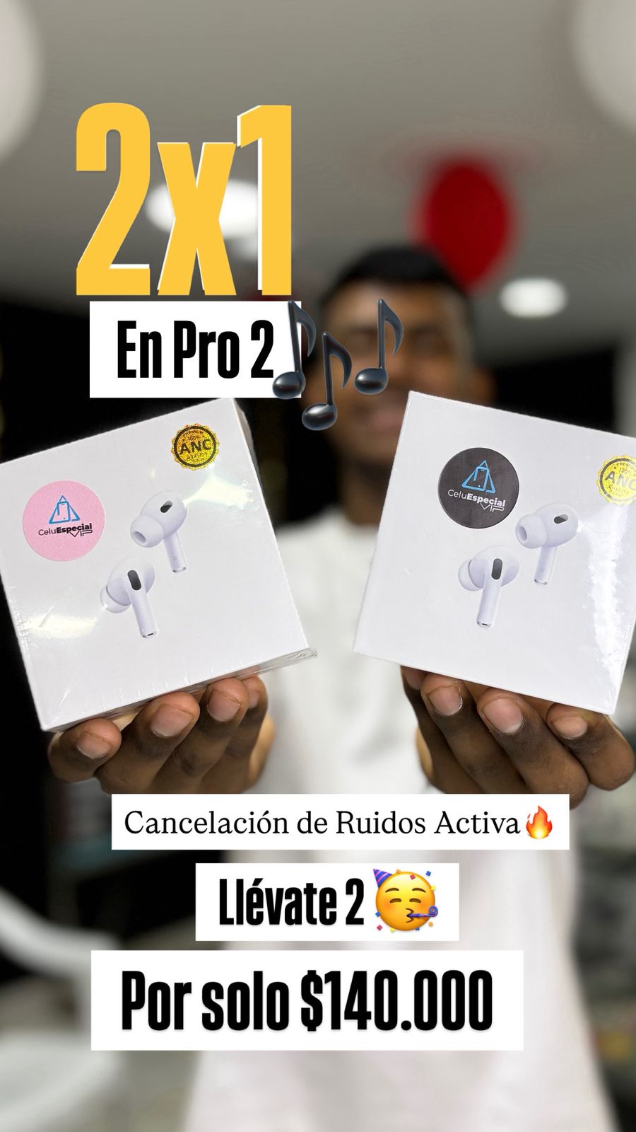 🎧 ¡2x1 Audífonos Pro 2! PROMO FLASH 🎧