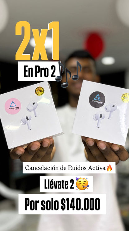 🎧 ¡2x1 Audífonos Pro 2!  PROMO FLASH 🎧