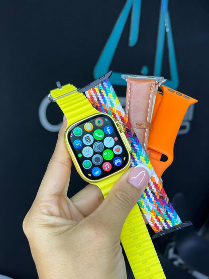 Combo Smartwatch Ultra + Audífonos + Power Bank MagSafe – Todo en Uno