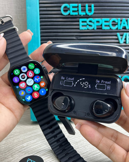 Smartwatch S9 Ultra + Audifonos Power Bank ¡GRATIS!