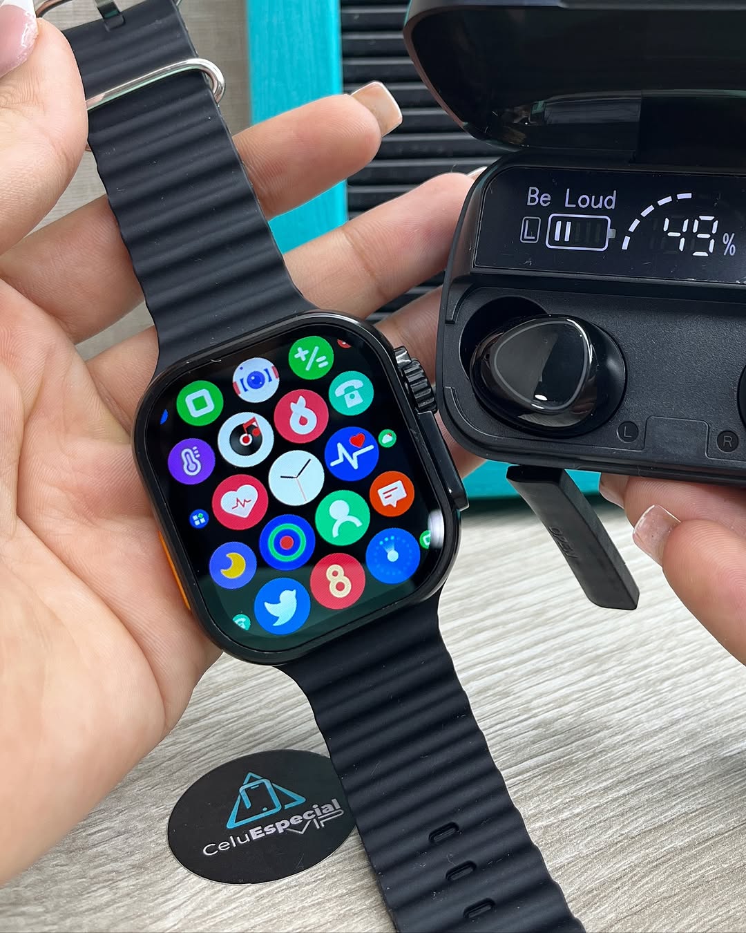 Smartwatch S9 Ultra + Audifonos Power Bank ¡GRATIS!