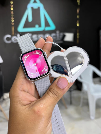 Combo  Smartwatch Mini + Audífonos Inalámbricos Jk2 💖