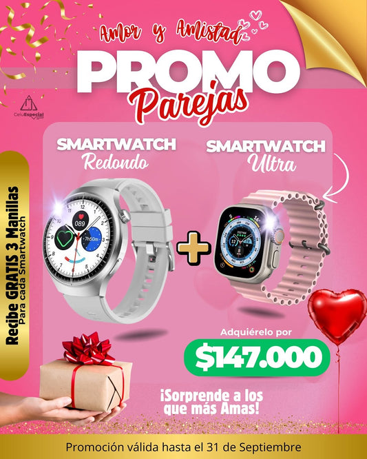 💞 PROMO Smartwatch Redondo + Smartwatch Ultra ⭐ ✨ 🌟